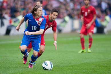 Kroatien-Star Luka Modric glänzte beim 4:1-Erfolg gegen Griechenland