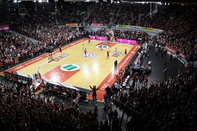 Blick in den Audi Dome: Die Heimstätte des FC Bayern Basketball