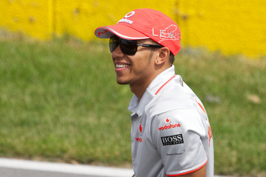 Darf sich freuen: Mercedes-Star Lewis Hamilton ist der WM-Titel in der Formel 1 kaum noch zu nehmen