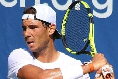Musste im Duell mit Dominic Thiem mächtig schwitzen: Rafael Nadal