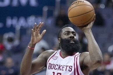 James Harden von den Houston Rockets sammelte im Duell mit den Brooklyn Nets 57 Punkte