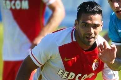 Radamel Falcao traf zum 2:0 für AS Monaco