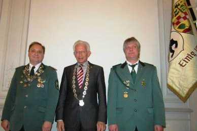 Norbert Kopp ist Bezirkskönig beim Bezirkskönigsschießen der Schützenvereine in Steglitz-Zehlendorf