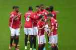 Jubel bei Manchester United: Mit 1:0 siegten die Engländer bei Celta Vigo