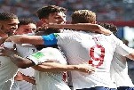 Großer Jubel bei England: Erstaml gewinnen die Three Lions ein WM-Elfmeterschießen 